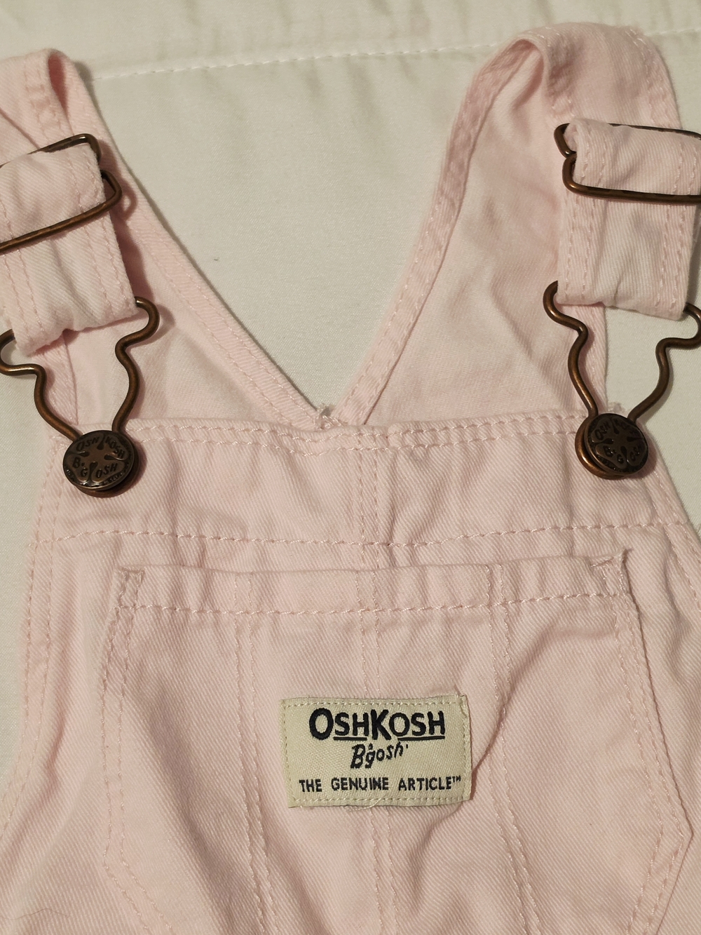 OshKosh B'gosh Pink Overalls-Size 18 Months